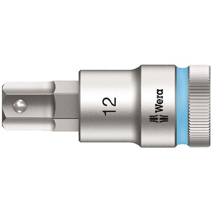 WERA ヴェラ 差込角1/2DR INHEX ビットソケット ドライブ保持機能付き 六角差込サイズ12mm 全長60mm 003826 工具 ツール DIY