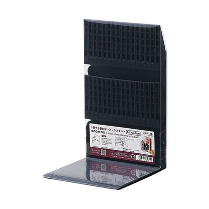 リヒトラブ1冊でも倒れないブックスタンド Medium A4 ブラック A-3580-24 1個