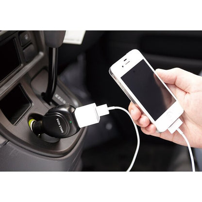 シガーソケット 車載充電器 約5×10.6×3.2cm ブラック 12V車専用 過電流 温度保護回路搭載 シガーライター用コンセント