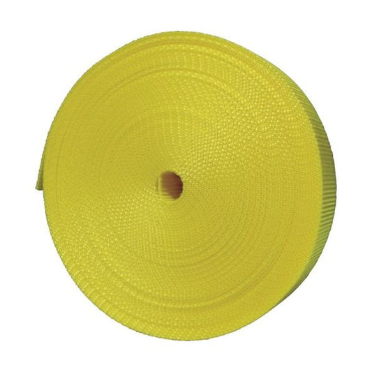 TRUSCO ナイロン平ベル 1.2t×25mm×10m 黄色 TNB2510-Y 1巻