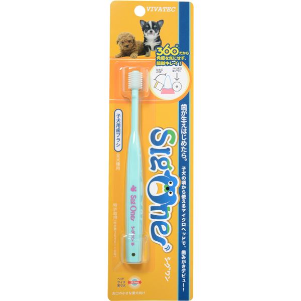 （まとめ） シグワン 歯ブラシ 子犬用 【×3セット】 （ペット用品）【代引不可】