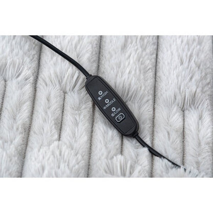 USB フットウォーマー 約W30×D36×H7.5cm グレー 防寒対策 防寒グッズ 完成品