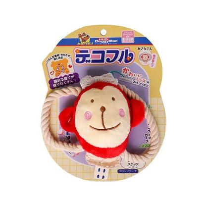 （まとめ） デコフル おさるさん 【×3セット】 （犬用玩具）【代引不可】