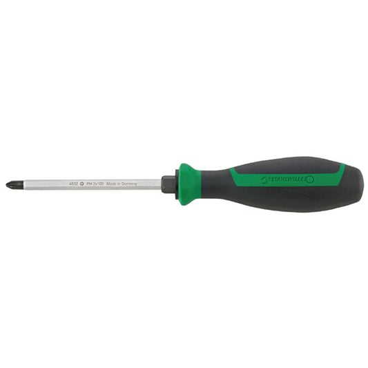 STAHLWILLE スタビレー 根元六角付きプラスドライバー #1 軸長80mm 4632-1N 工具 ツール DIY 作業工具