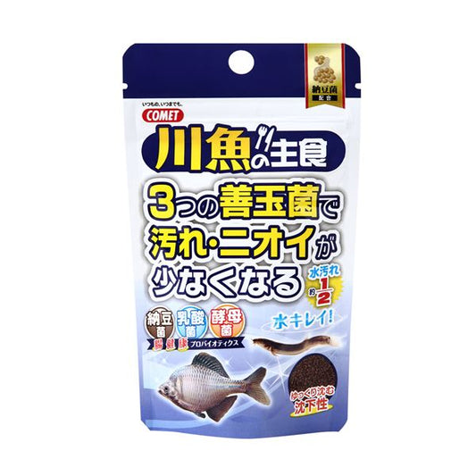 （まとめ）川魚の主食 納豆菌 40g+10g 川魚用フード 【×10セット】【代引不可】