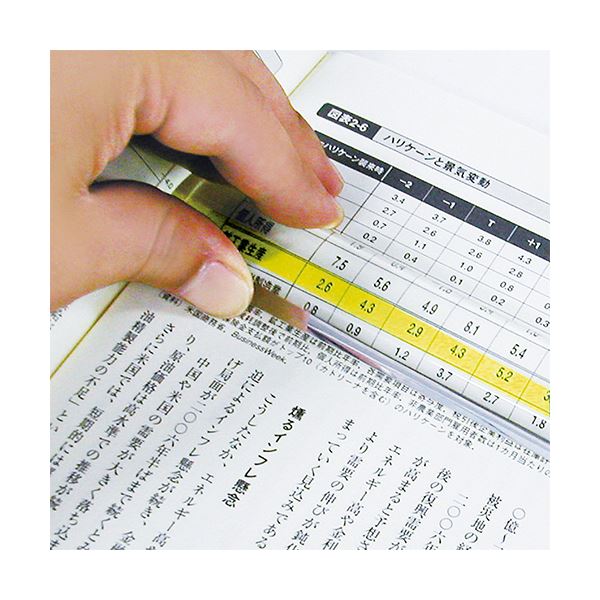 （まとめ） 共栄プラスチックカラーバールーペ ミニ 10.5cm ライトイエロー CBLM-500-LY 1個 【×3セット】