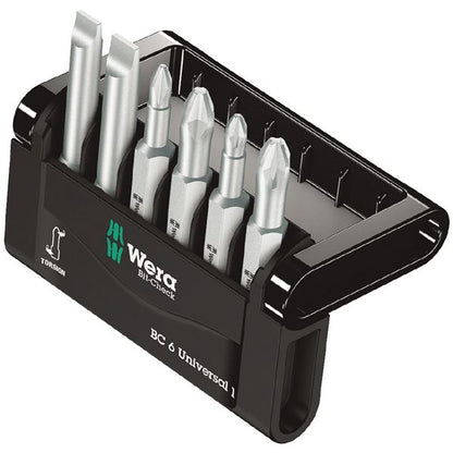 WERA ヴェラ 6本組 差込6.35mm ドライバービットセット 056474 工具 ツール DIY 作業工具 道具