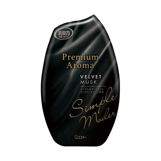 （まとめ） エステーお部屋の消臭力 Premium Aroma ベルベットムスク 400mL 1個 【×3セット】