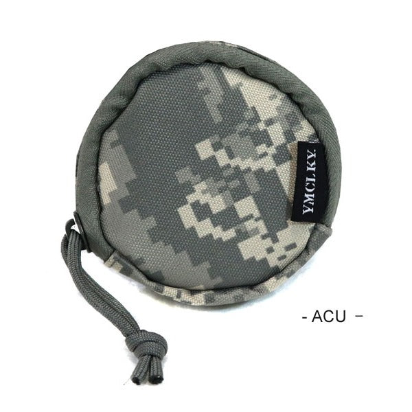 コインケース 小銭入れ 直径9.5cm ACU TP700 ポリエステル 裏地防水布使用 財布 ミリタリー タクティカル ファッション