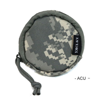 コインケース 小銭入れ 直径9.5cm ACU TP700 ポリエステル 裏地防水布使用 財布 ミリタリー タクティカル ファッション