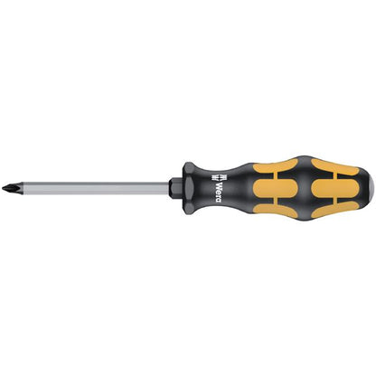 WERA ヴェラ Kraftform ハンドル 根本六角 貫通 プラスドライバー 先端サイズPH2 軸長100mm 100076 工具 ツール DIY 作業工具