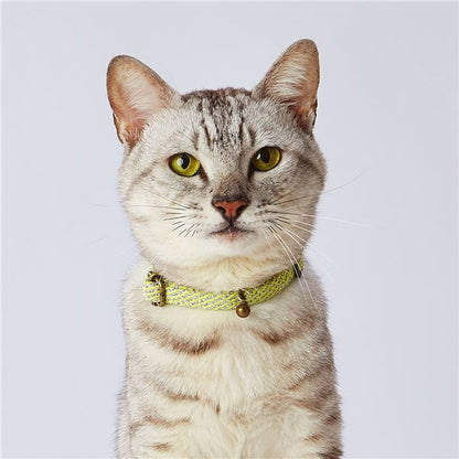 （まとめ）フラッシュソフトキャットカラー イエロー【×3セット】 (猫用品/首輪)【代引不可】