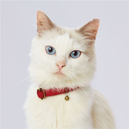（まとめ）necoco キャットカラー レッド【×3セット】 (猫用品/首輪)【代引不可】