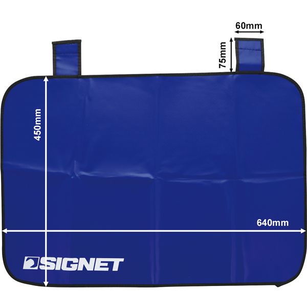 SIGNET シグネット スカッフプレートカバー 640×450mm 滑り止め付 自動車保護用 99976