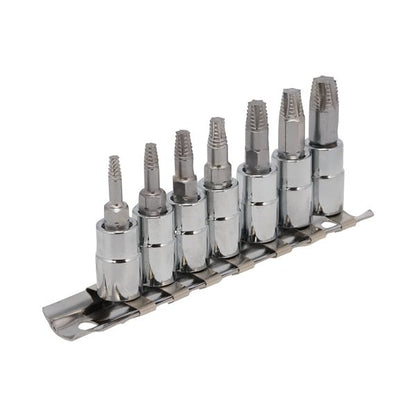 SIGNET シグネット 7点入 1/4DR ヘックスローブボルトリムーバーソケットセット レール付 21877