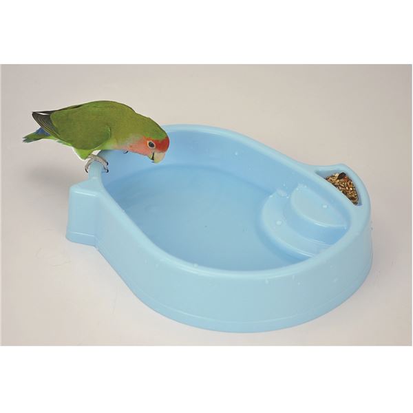 （まとめ）ルームアスレチック 水浴びプール【×2セット】 (鳥用品)【代引不可】