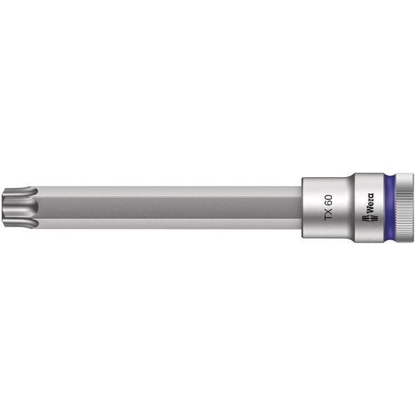 WERA ヴェラ 差込角1/2DR トルクスビットソケット ドライブ保持機能付き サイズTX60 全長140mm 003858 工具 ツール DIY 作業工具