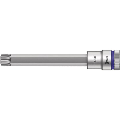 WERA ヴェラ 差込角1/2DR トルクスビットソケット ドライブ保持機能付き サイズTX60 全長140mm 003858 工具 ツール DIY 作業工具