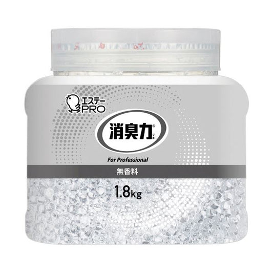 エステー 消臭力業務用消臭剤 ビーズタイプ 無香料 本体 1.8kg 1個