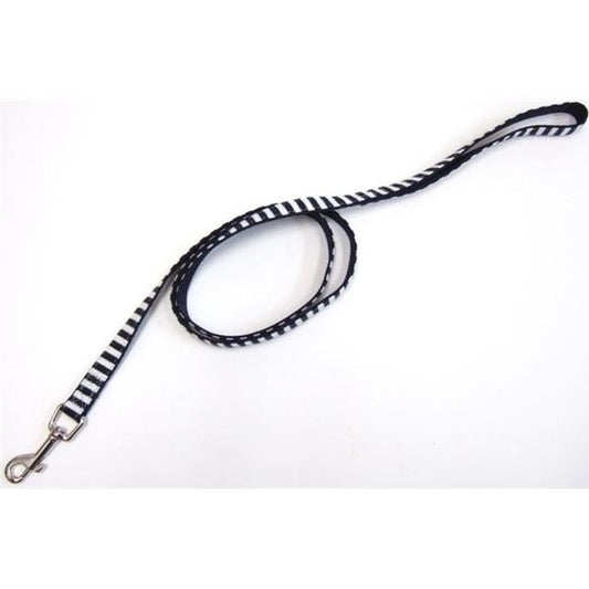 岡野製作所 ストライプリード #15 ネイビーホワイト【ペット用品】【リード】【代引不可】
