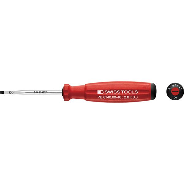 PB SWISS TOOLS ピービースイスツールズ 2本組 スイスグリップ プラス・マイナスミニドライバー ソフトケース付 8535 工具
