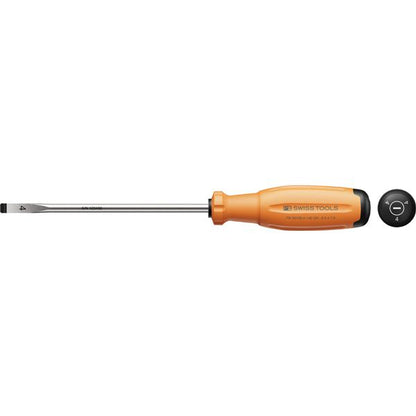 PB SWISS TOOLS ピービースイスツールズ スイスグリップEVO レインボー マイナスドライバー 刃先6.5×1.5mm オレンジ 38100.4-140OR