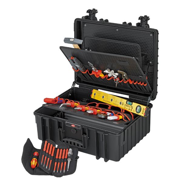 KNIPEX クニペックス 電気技師用 ツールセット 26PCE 外寸W510×H215×D419mm 002136 工具 ツール DIY 作業工具