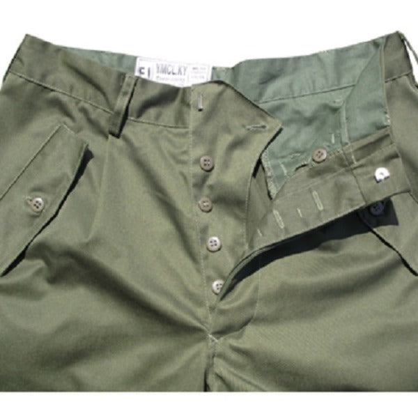 イタリア軍 7分丈 パンツ 76cm オリーブ 伊軍 レプリカ ミリタリーウェア ミリタリーパンツ 軍モノ ズボン 軍パン
