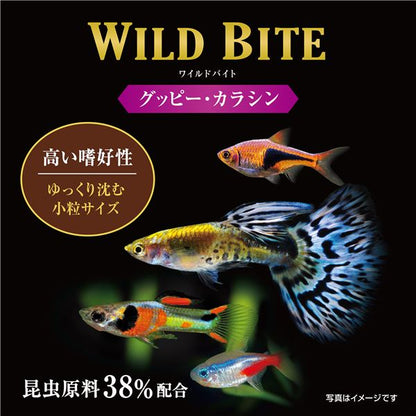 (まとめ）ワイルドバイト グッピー・カラシン 45g【×5セット】（ペット用品）【代引不可】