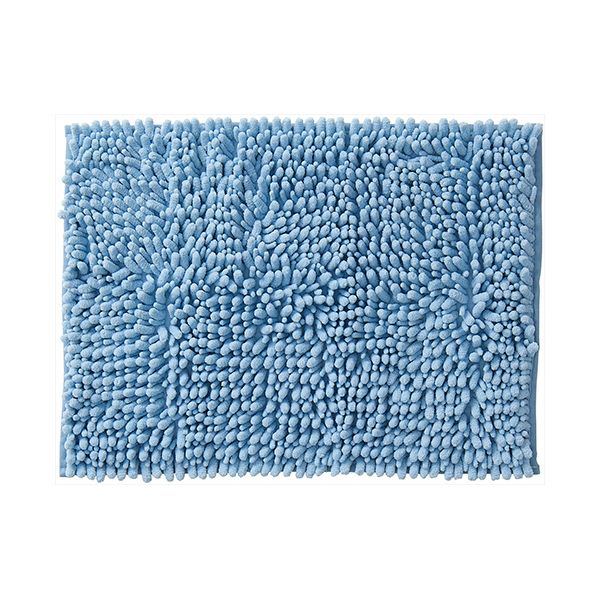 山崎産業 SUSU抗菌ストロングW バスマットEC S 約35×50cm ブルー 1枚