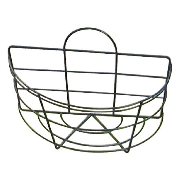 フラワーバスケット/ハンギングバスケット 【ニュー壁掛け型】 ウレタン付 スチールワイヤー 日本製 〔園芸 ガーデニング用品〕