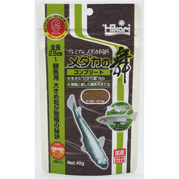 （まとめ）キョーリン メダカの舞 コンプリート 40g 川魚用フード 【×3セット】【代引不可】
