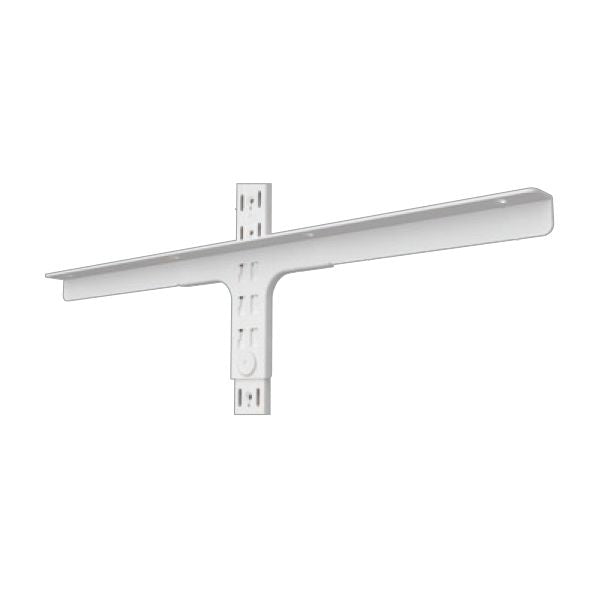 (まとめ）シングル棚受 SG-T280W T型 280mm ホワイト（×4個セット）