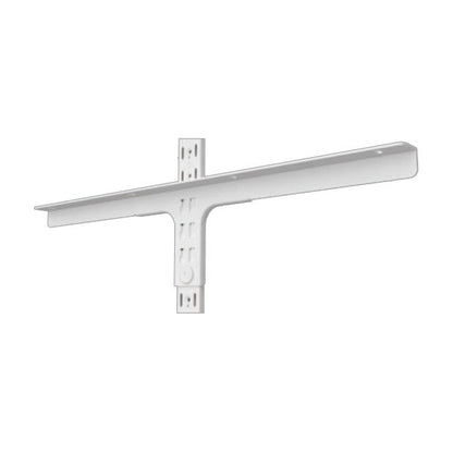 (まとめ）シングル棚受 SG-T280W T型 280mm ホワイト（×4個セット）
