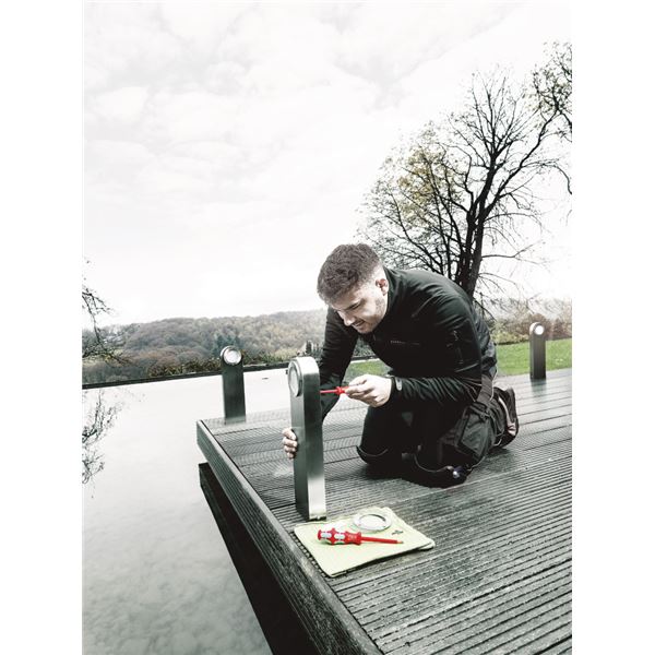 WERA ヴェラ ステンレス製 絶縁 マイナスドライバー 刃先サイズ5.5 軸長125mm 022732 工具 ツール DIY 作業工具 道具