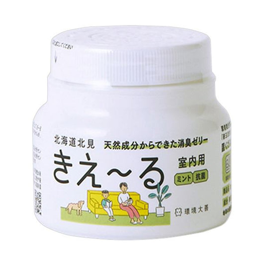 （まとめ） 環境大善魔法のように消臭 きえーるゼリータイプ ミント 本体 160g 1個 【×2セット】