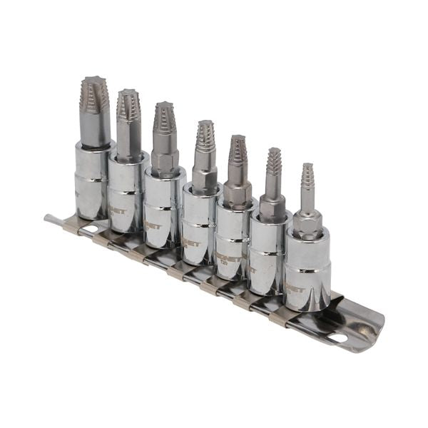 SIGNET シグネット 7点入 1/4DR ヘックスローブボルトリムーバーソケットセット レール付 21877