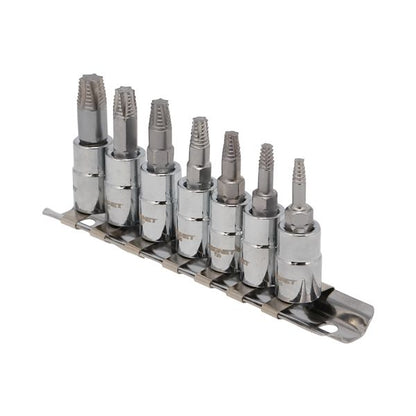SIGNET シグネット 7点入 1/4DR ヘックスローブボルトリムーバーソケットセット レール付 21877