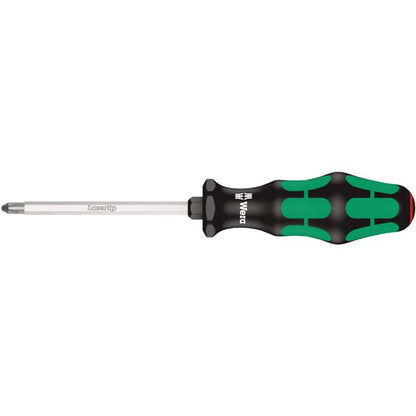WERA ヴェラ プラスドライバー 刃先サイズPH2 軸長100mm ボルスター付 クラフトフォームハンドル 008752 工具 ツール DIY