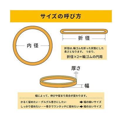 共和 オーバンド#210 内径51mm 500g入 透明袋 GJA-N-006 1袋