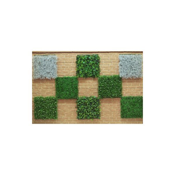 観葉植物 造花 パネルフェイクグリーン LFS-904C ポリエチレン リビング ダイニング 店舗 インテリア家具