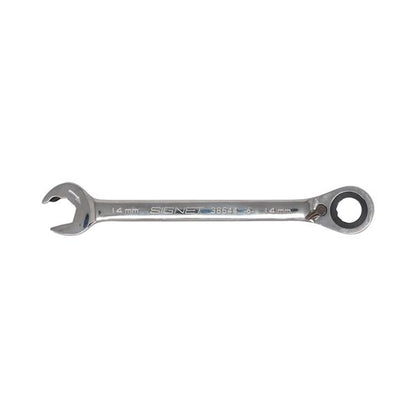 SIGNET シグネット 72ギア リバーシブルダブルラチェットレンチ 14mm 全長188mm 38644BU