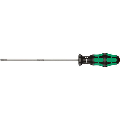WERA ヴェラ プラスドライバー ロングサイズ 刃先サイズPH2 軸長200mm クラフトフォームハンドル 008725 工具 ツール DIY