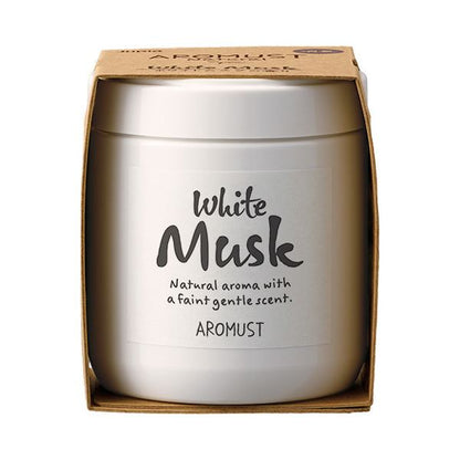 （まとめ） 晴香堂 アロマストナチュラル ホワイトムスク 160ml 1個 【×3セット】