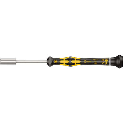WERA ヴェラ ESD 静電気放電対策 精密 ナットドライバー 六角サイズ5.5mm 軸長60mm 030151 工具 ツール DIY 作業工具 道具