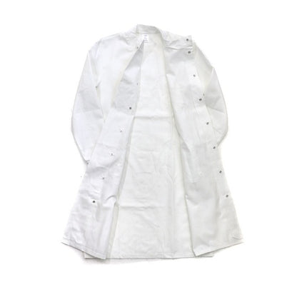 イギリス軍 放出 メディカル スナップ コート 100 L相当 ホワイト 英国軍 未使用 デッドストック ミリタリーウェア 軍モノ