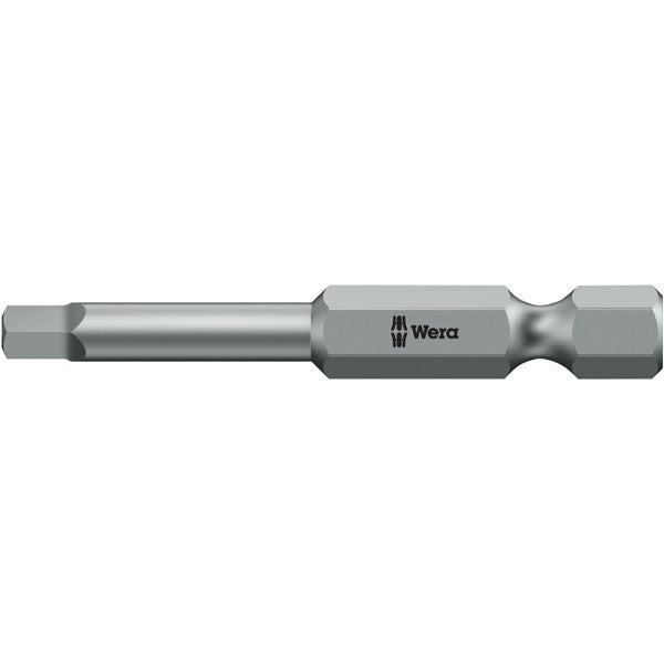 WERA ヴェラ 四角ソケットネジ用 スクエアドライブ パワービット 差込6.35mm 刃先サイズSQ#2 全長152mm 060304 工具 ツール DIY 作業工具 道具