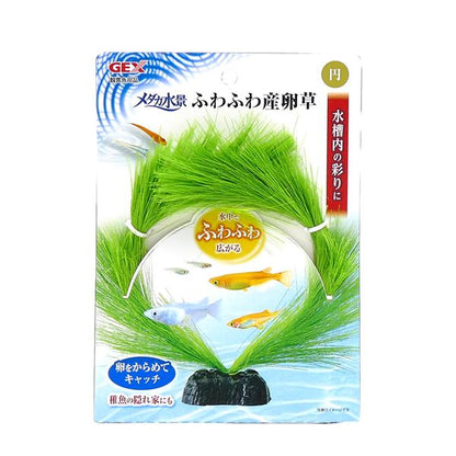 （まとめ）メダカ水景 ふわふわ産卵草 円【×3セット】 (観賞魚/水槽用品)【代引不可】