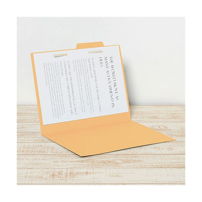 プラス 間伐材 個別フォルダー A4イエロー FL-061KIF 1セット(10冊)