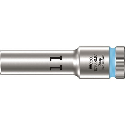 WERA ヴェラ 差込角1/2DR ZYKLOP ディープソケット サイズ11mm 全長83mm 004551 工具 ツール DIY 作業工具 道具